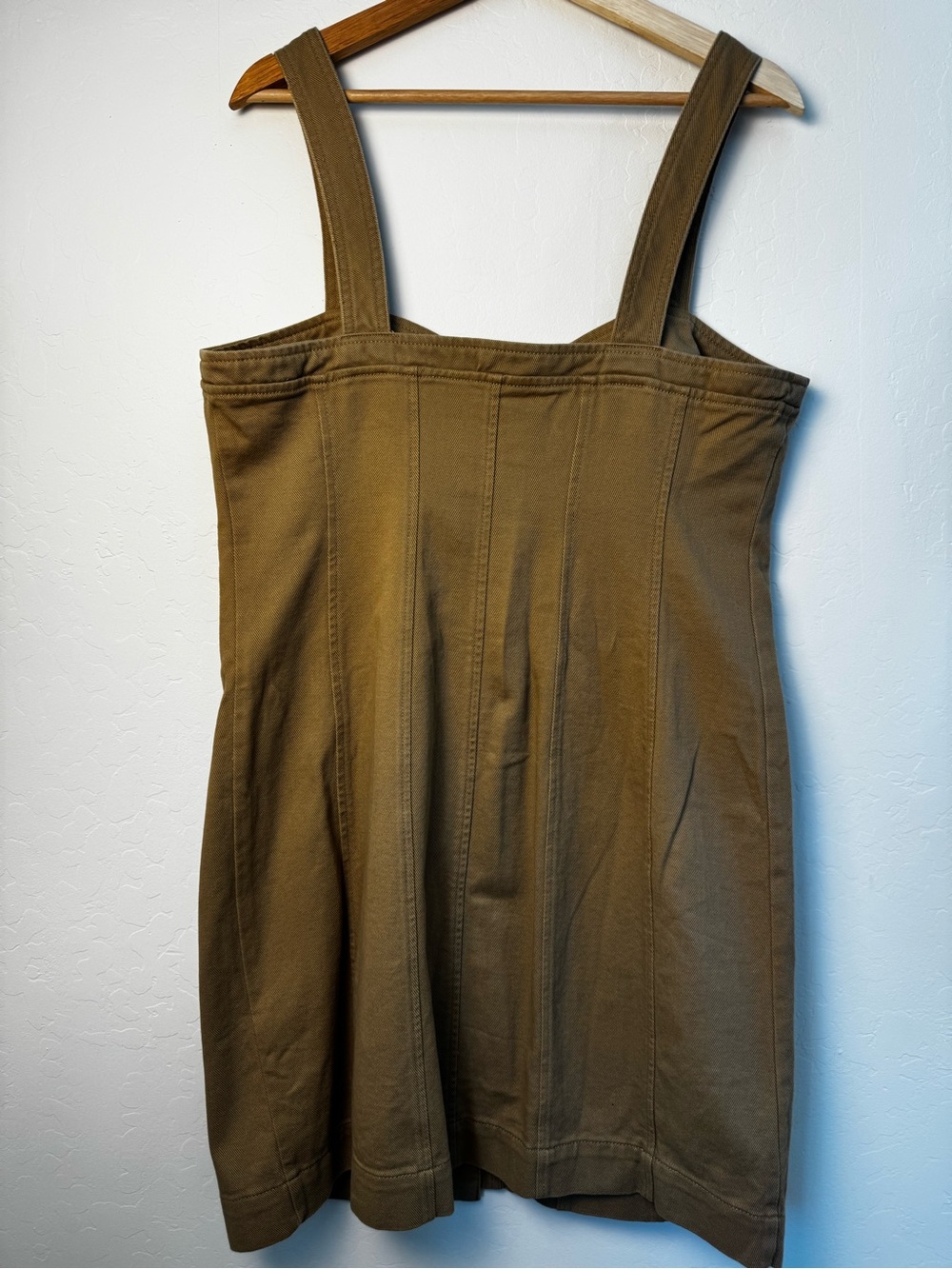 Banana Republic Tan Button Down Mini Dress - Picture 2 of 3